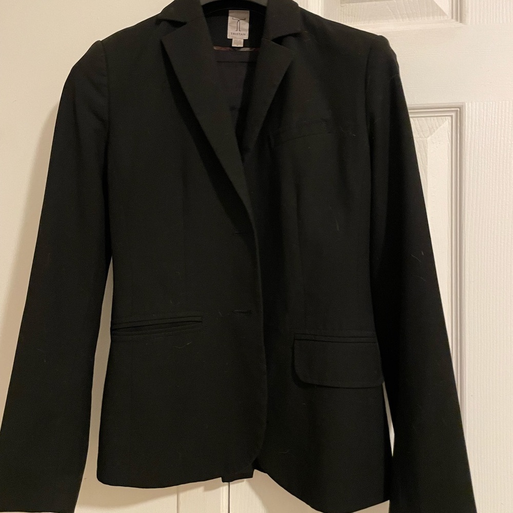 Tristan Elegant Black Blazer